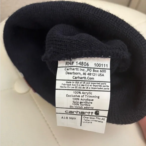 Carhartt and C.C Beanie Set - Navy Blue and Teal- both NWOT! - Picture 4 of 9